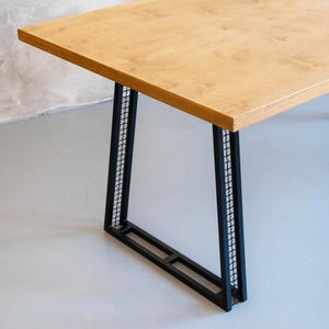 Modern Metal Table Legs (Set 2), Handmade Furniture, Industrial Kitchen Table Legs, Modern Desk Legs, Dining Table Legs, Metal Table Legs