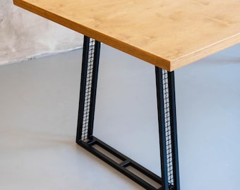 Moderne Metall Tischbeine (Set 2), handgefertigte Möbel, industrielle Küchen Tischbeine, moderne Schreibtischbeine, Esstischbeine, Metalltischbeine