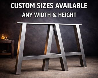 A Frame Tischbeine - Minimalistischer Stahl Tischfuß, Designer Metallbeine für Esstisch