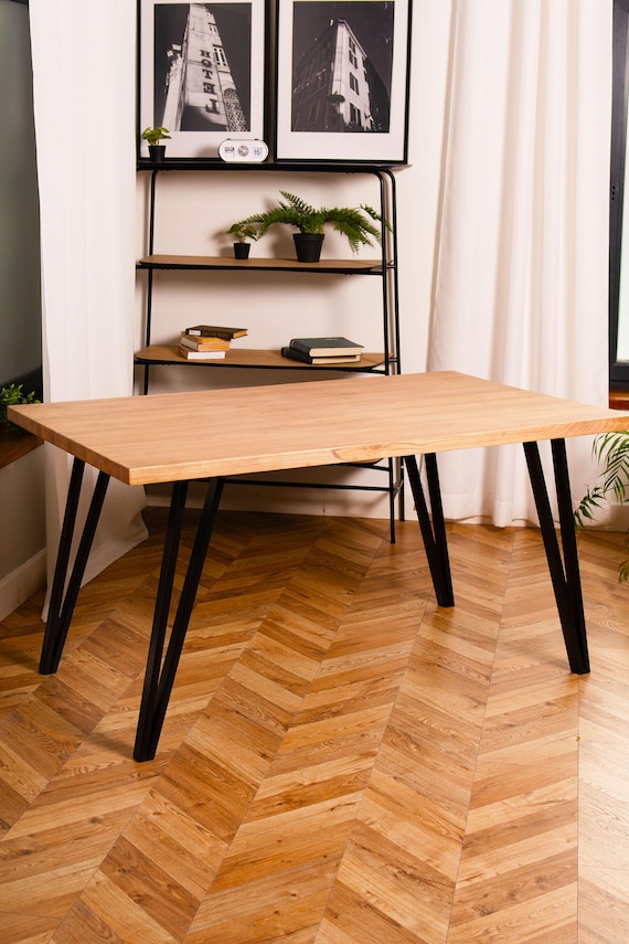 Hairpin Metal Dining Table Legs Set (4), Table Base, Steel Table