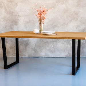 Trapezoid Metal Table Legs (Set Of 2), Metal Desk Legs, Metal Table Legs, Dining Table, Console Table Legs, Steel Table Legs, Table Base
