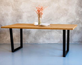 Trapez Metall Tischbeine (2er Set), Metall Schreibtischbeine, Metall Tischbeine, Esstisch, Konsolentischbeine, Stahl Tischbeine, Tisch Basis