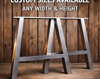 Metall Tischbeine Industrie - Pulverbeschichtet A Frame Esstisch Basis, strapazierfähige Stahlbeine