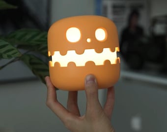 LED Jack-o'-Lantern Lamp, Custom Pop-Up Halloween Decor