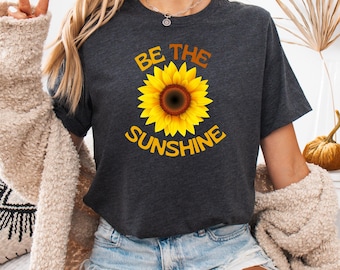 Sunflower Shirt, flower Shirt, Floral Shirt, Shirts for women, gift vor women, Nature Shirt, Botanical Shirt