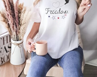 4th of July Women Shirt, 4th of July shirt, Independence shirt, Patriotic Shirt, 4th of July tee, fourth of July, Freedom Shirt