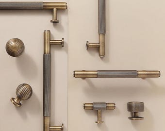 Solid Knurled antique Brass Cabinet Handles Pulls,Rustic Knurled Brass Cabinet Pulls,Antique Brass Pulls,Knurling Handle,Brass Drawer Handle