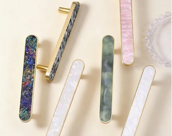 Antique Gold Zinc Alloy Cabinet Handle Pull