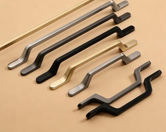 Antique Gold Zinc Alloy Cabinet Pulls, Kitchen Hardware