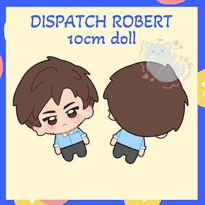 Versand Spiel Z-Team Robert Handmade 10 cm Puppe - AdHoc Studio Superheld Fan Plüschfigur!