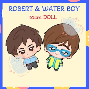 Dispatch Game Z-Team Robert & Water Boy Handmade Doll – 10cm Plush Figure