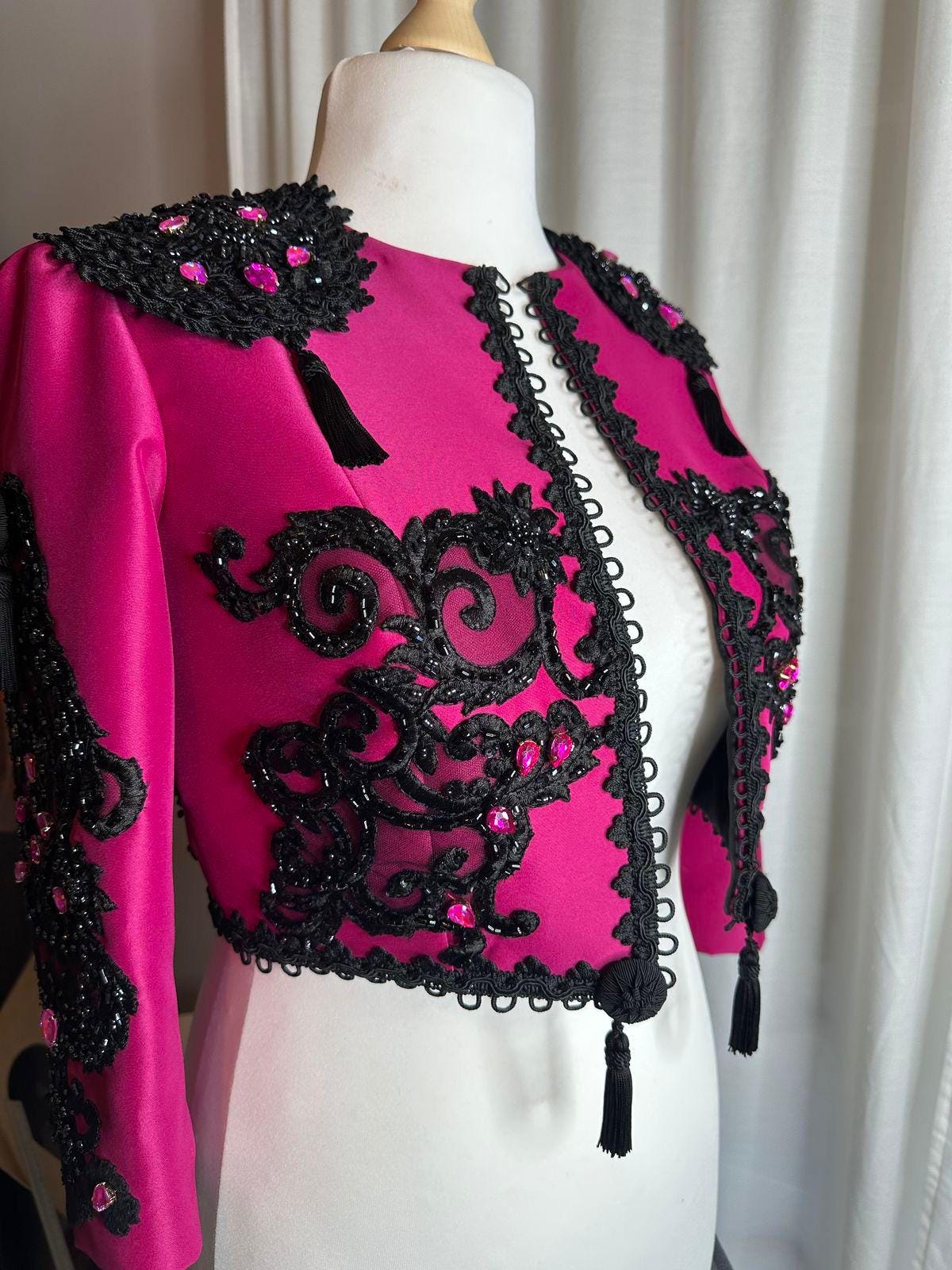 Fuchsia Pink Bolero