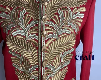 Gold Embroidered Tailcoat & Trousers: Antique French Diplomatic Court ,  Gala events, nepolean Bonaparte Rococo suit