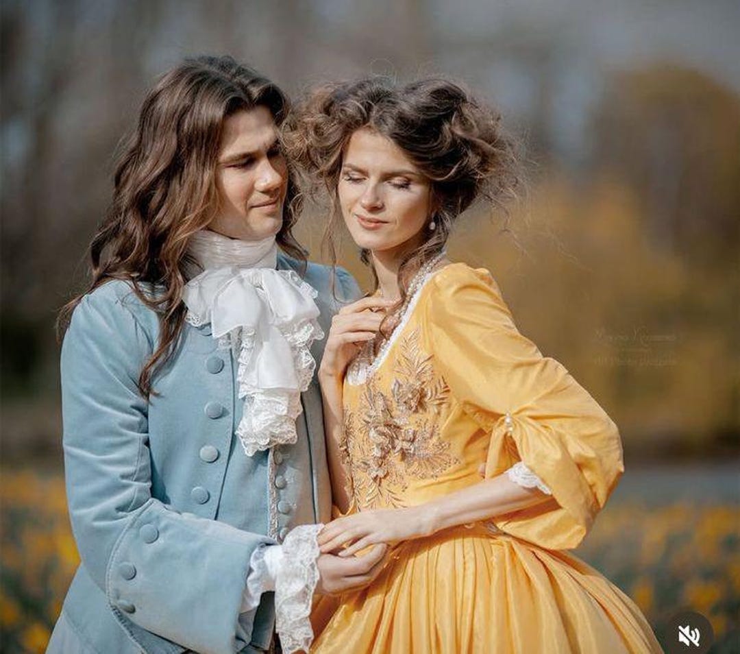 Customize 18th Century Rococo Period Costume Suit, 1700s Historical ...