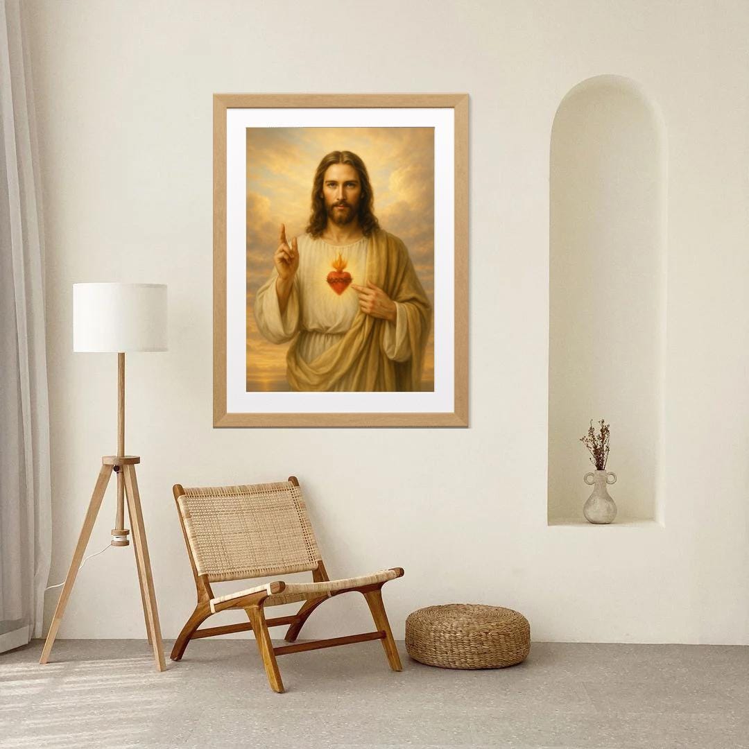 Sacred Heart of Jesus Print – Catholic Home Decor (digital Download) - Etsy