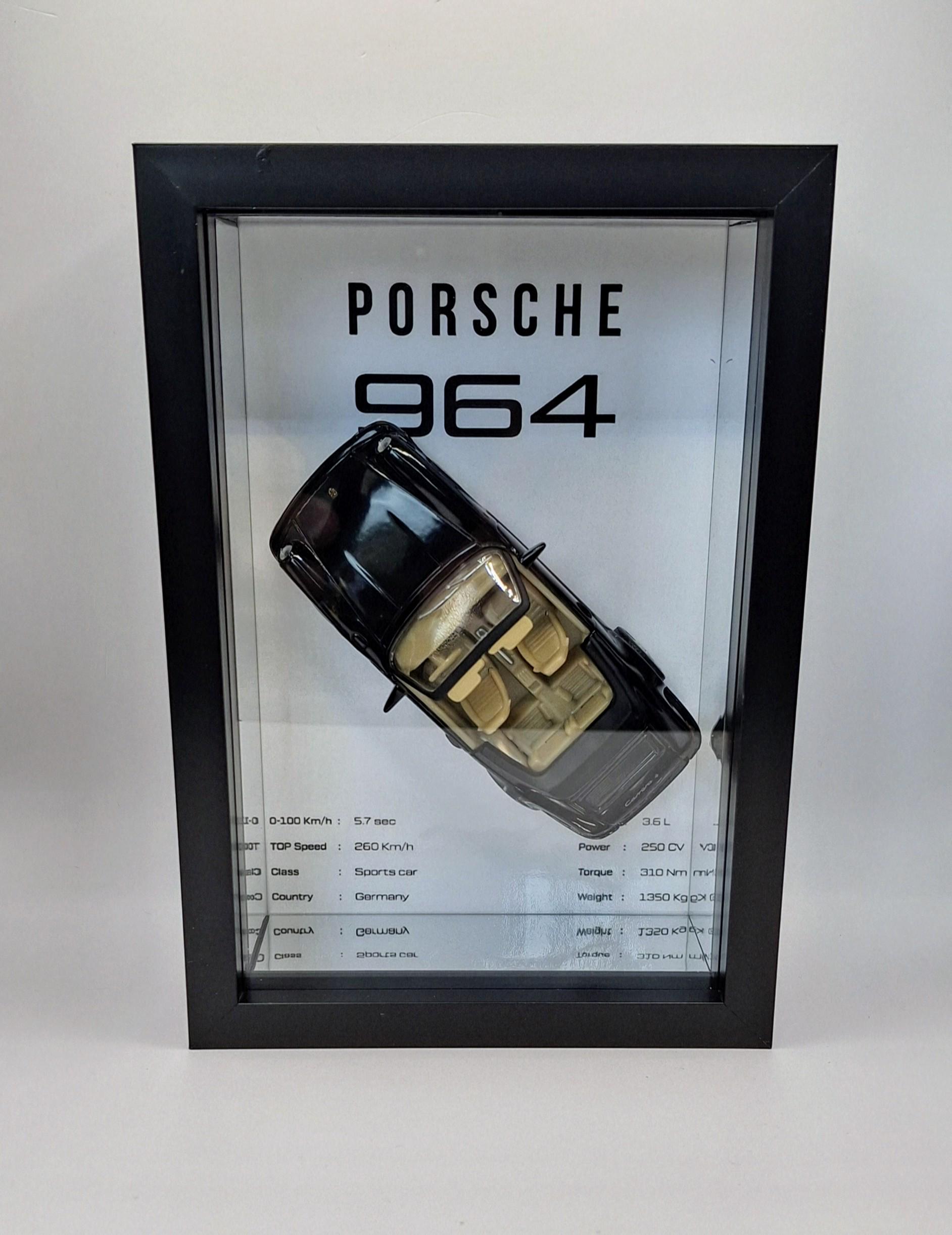 Soporte Para Libros De Disco De Freno Original Porsche 911 Carrera | Estilo Lifestyle En Plata/Negro