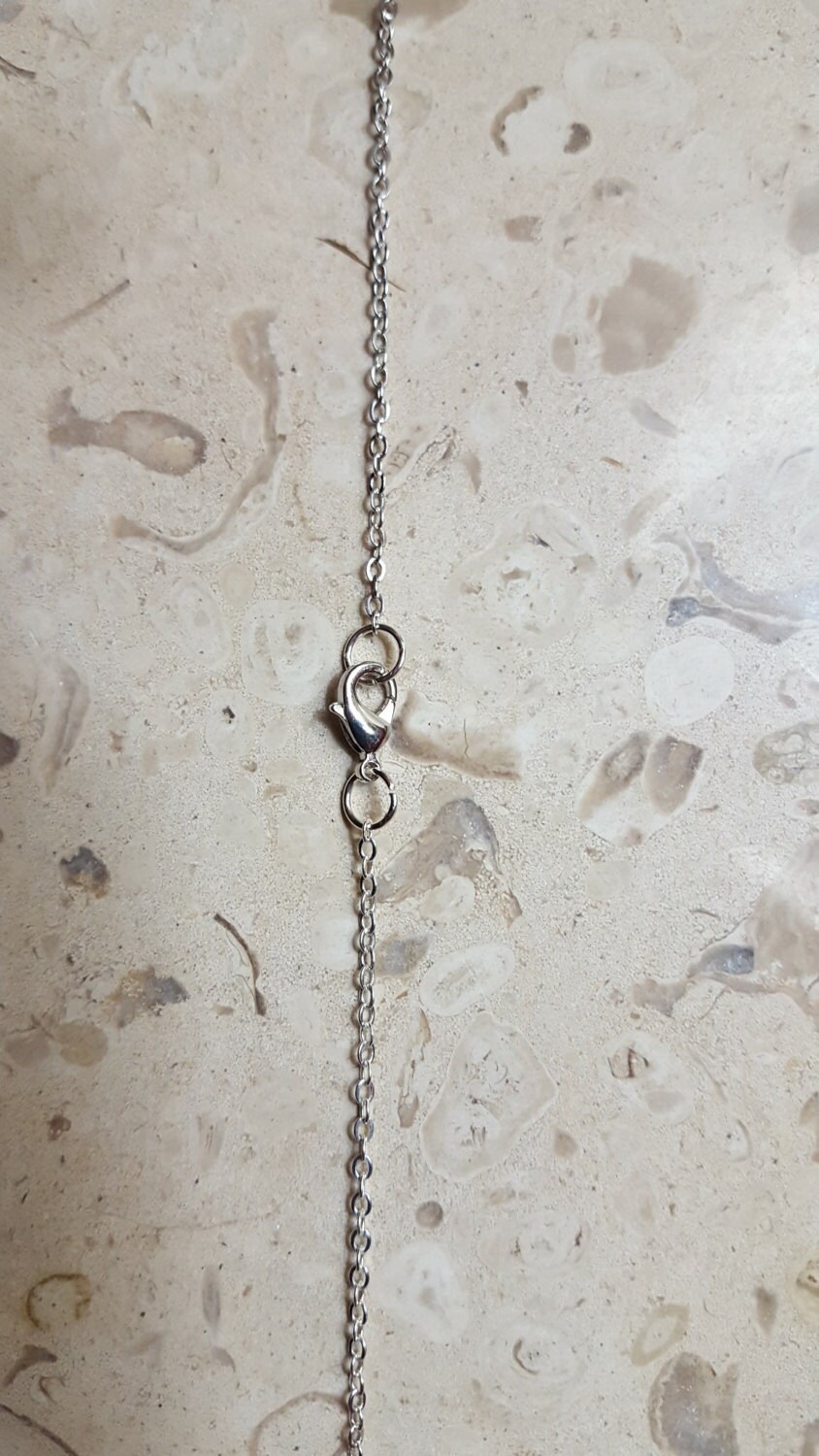 Collana Medaglione Fiocco Di Neve In Acciaio Inox Per Oli Essenziali - Aromaterapia Con Catena 18"