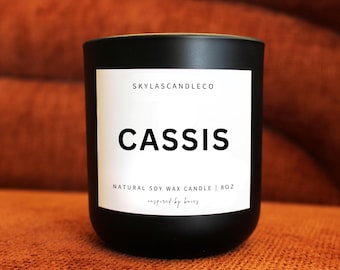 Baies  Diptyque Inspired Luxury Soy Candle | Unisex Scent | Bulgarian Rose | Peach | Guaiac Wood | 10oz