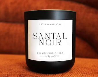 Santal 33 Inspired Soy Candle | Hand-Poured Unisex Scent | Long Lasting