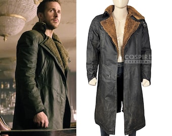 Chaqueta K de Ryan Gosling en Blade Runner 2049 / Abrigo de cosplay del oficial K / Réplica de vestuario de película fiel a la pantalla