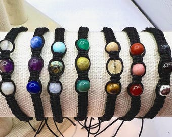 ユニドロブレスレット　シトリン　ラピスラズリ シトリン＆ラピスラズリのヒーリングブレスレット、チャクラ