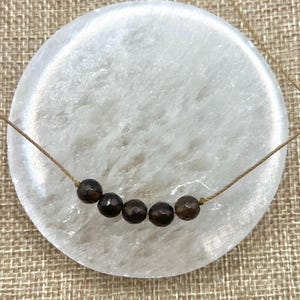 Smokey Quartz Crystal Necklace