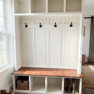 Mudroom Locker Cabinet handmade with all real wood