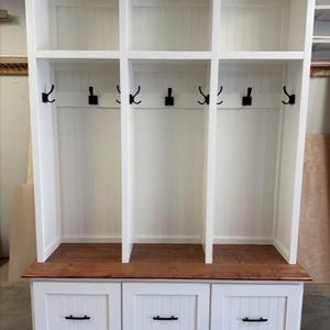 Mudroom Entryway Storage Cabinet