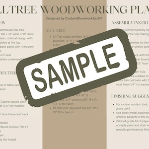 Halltree DIY Plans From a Actual Woodworker