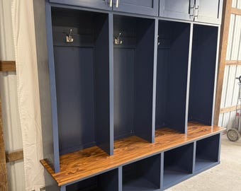 Entryway Mudroom Cabinet -handmade with wood