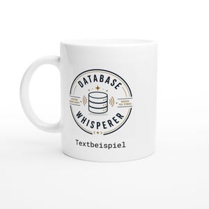 Personalized Database Whisperer Mug, Gift for Database Developers, SQL Data Engineer Mug, Programmer Coffee Mug