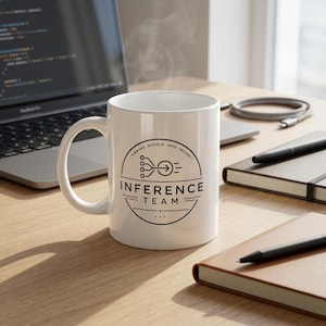 Inference Team Tasse personalisiert, KI Entwickler Geschenk, Machine Learning Mug, AI Engineer Tasse, Data Scientist Kaffee Becher