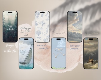 Fondos de pantalla con citas inspiradoras, afirmaciones positivas, fondos para teléfono (descarga digital)