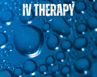 Custom Business Poster Canva Editable Template, Personalized Poster, IV Therapy, IV, Digital Download, 4 Unique Designs and 2 Sizes