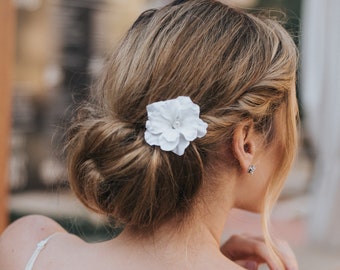 Hair Flowers, Romantic Wedding Hair Accessories, Bridal Hair Accessories, Bridal Flower ~ "Rae" Silk Flower Bridal Hair Pin