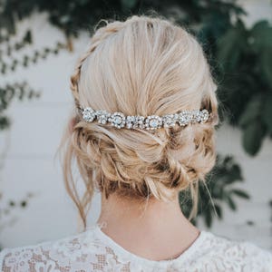 Wedding Hair Accessories, Bridal Headband, Bridal Hair Accessories, Bridal Headpiece Collette Bridal Hair Band, Hair Piece image 1