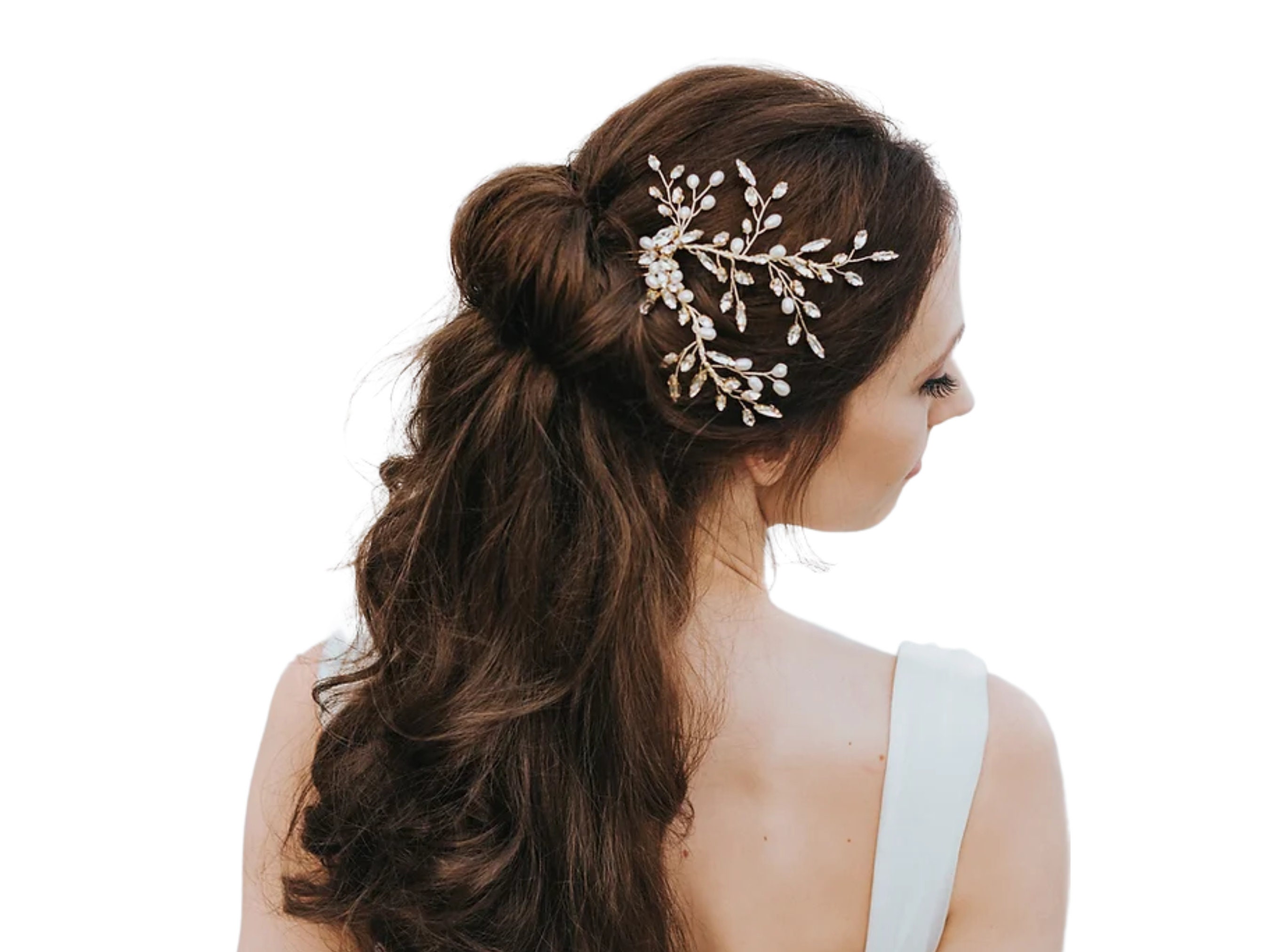VIDEO Wedding Hair Accessories Bridal Hair Vine Bridal picture photo