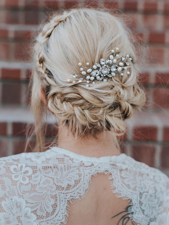 Small bridal 2024 hair comb