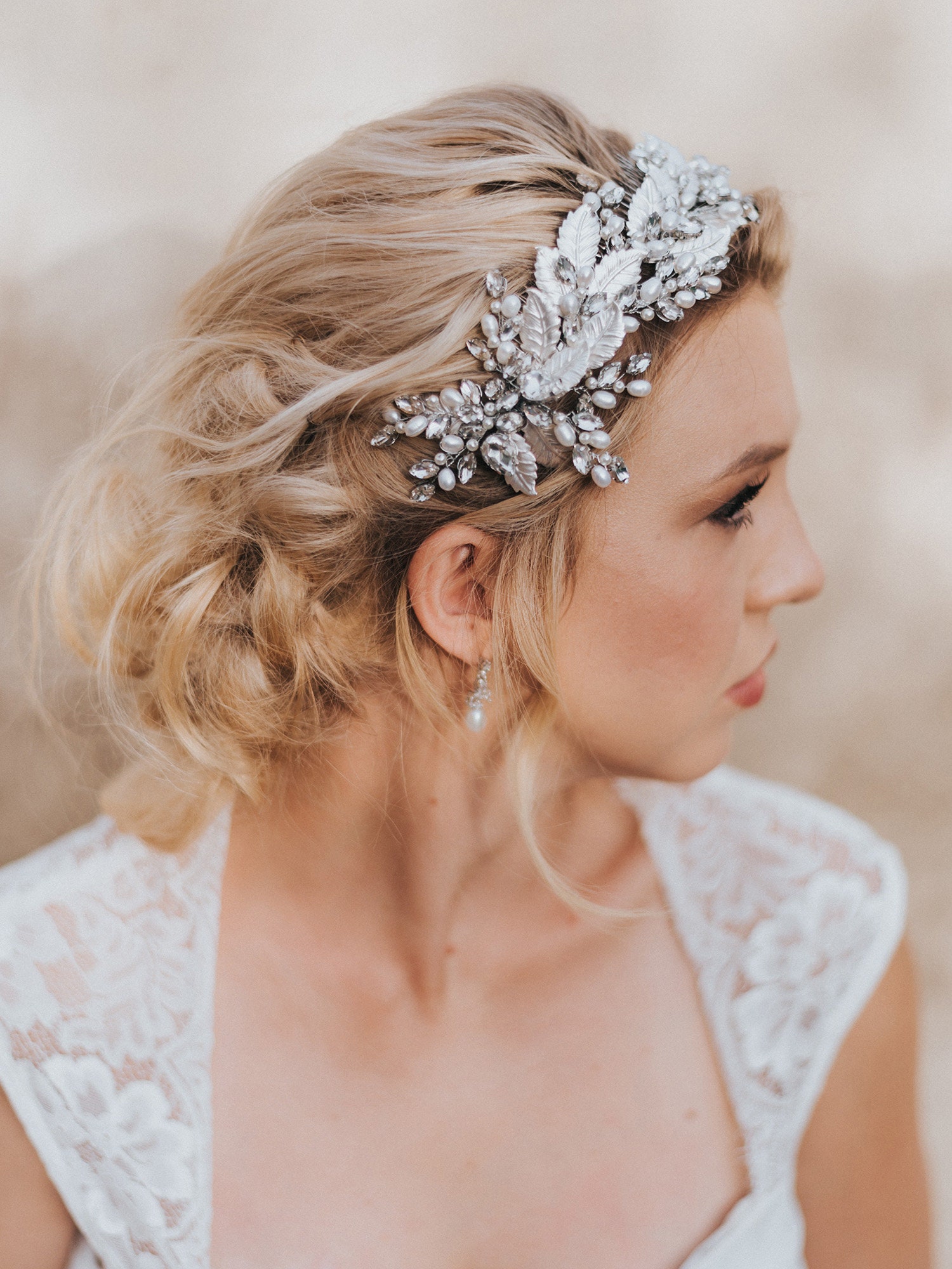 Bridal Hair Comb Bridal Hair Accessories Wedding Hair Etsy Israel