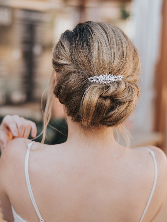Gold Classic Vintage Inspired Rhinestone Bridal Wedding Hair Etsy