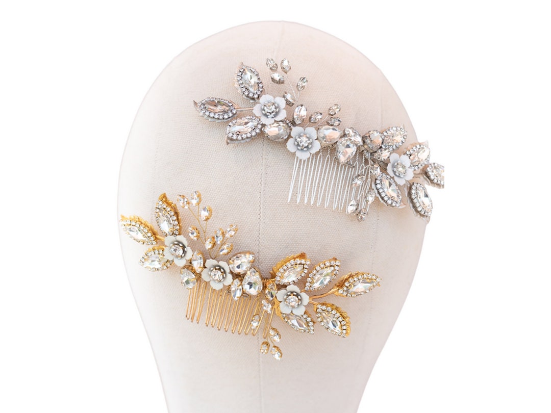 Buy Wedding Hair Accessories, Bridal Comb, Bridal Headpiece kimber Hand
