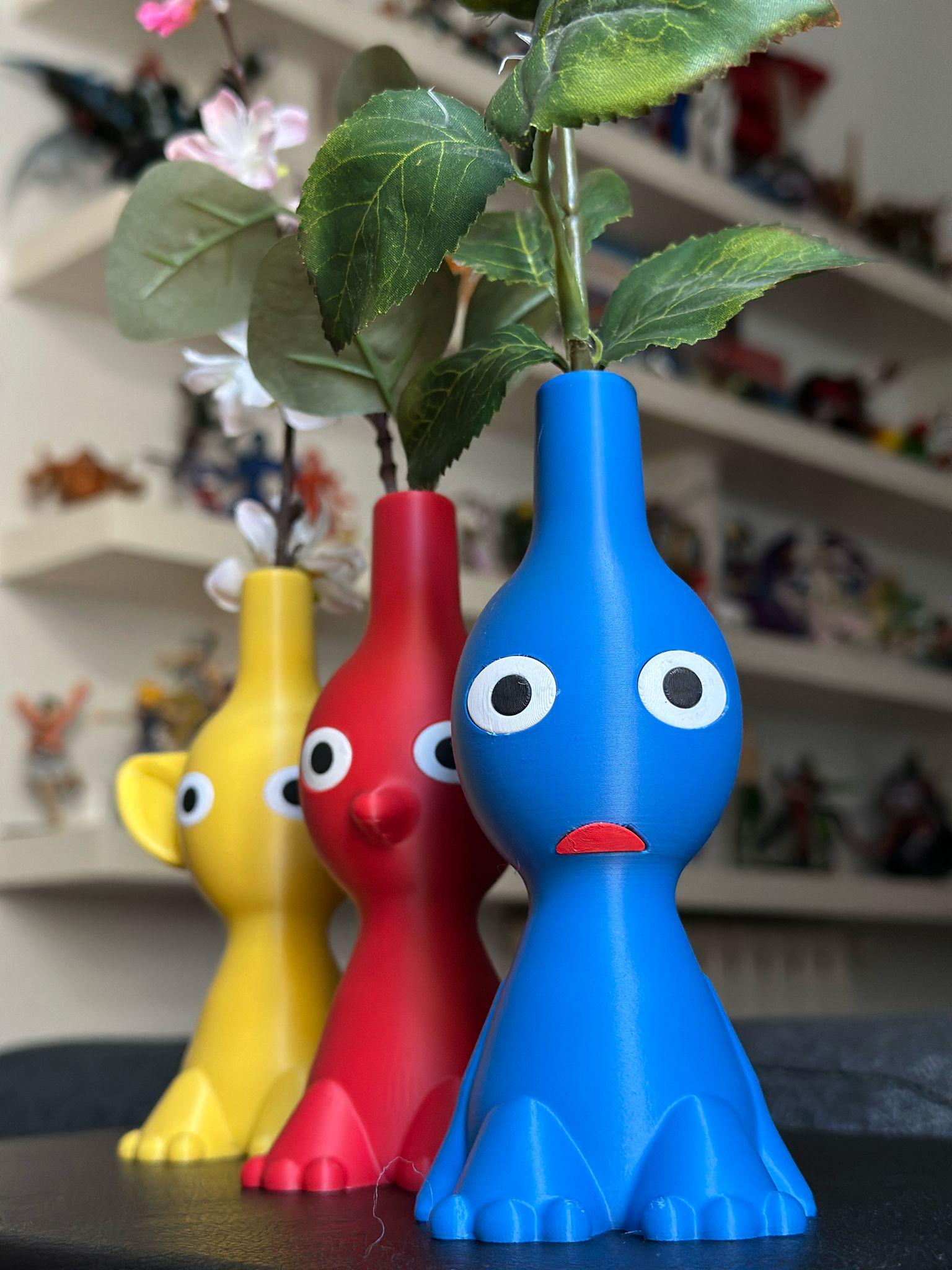 ピクミンの花瓶（単品） - 赤、黄、青 - Etsy 日本