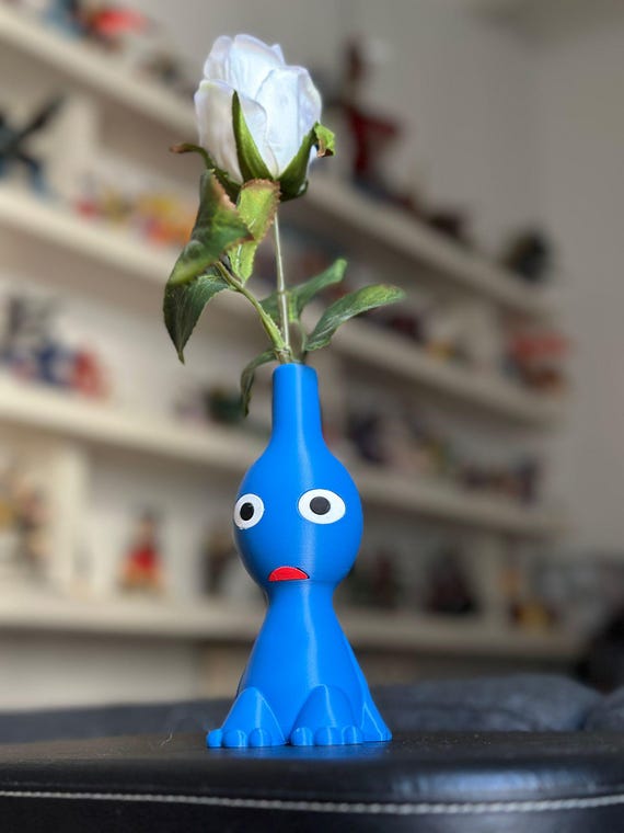 Pikmin Vases Set of 3: Red, Yellow & Blue 3D Printed Planters - Etsy