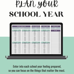Digitaler Homeschool Curriculum-Planer - Bearbeitbarer Lehrplan, Budget & Bedarfs-Tracker (für Google Sheets)