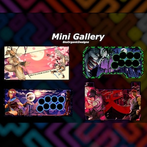 Custom Fight Stick Art Design - Can Design For Any Fight Stick / Arcade Stick - Hitbox, Mayflash, Qanba, Razer, Mixbox, Hori, Haute 42 +More