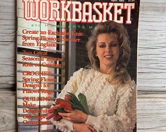 Vintage The Workbasket April 1989