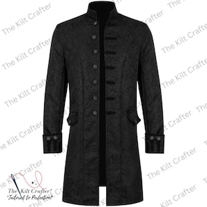 Medieval Pirate Viking Renaissance Costume, Men’s Steampunk Gothic Victorian Tailcoat, Jacket Halloween, Formal Events,Jacket for Halloween