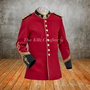 British Red Zulu War Jacket: 1879 Military Costume Tunic