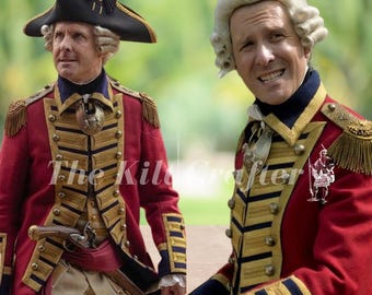 Handmade Wool Redcoat | 18th Century British Officer Frock Coat