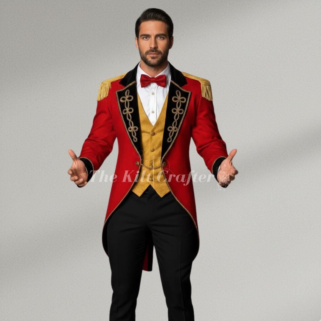Gothic Steampunk Ringmaster Tailcoat Jacket | Burlesque Circus Costume ...